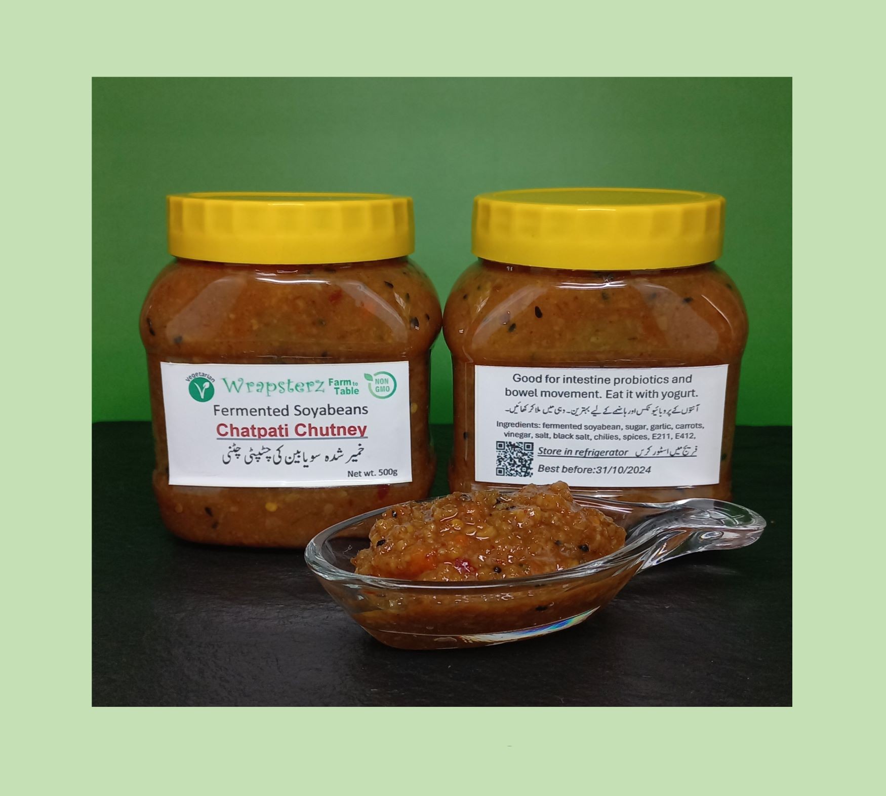 Fermented Soybeans Chatpati Chutney